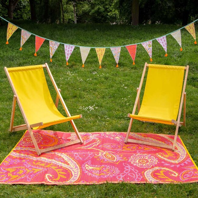 Outdoor-Rug Boho Paisley