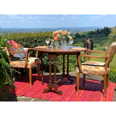 Talking Tables Outdoor-Rug Boho Spice red