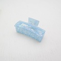 Red Cuckoo Hair Claw Clip Rectangular baby blue