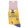 Miss Sparrow Socks Bamboo Bee Happy yellow