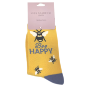 Miss Sparrow Socken Bamboo Bee Happy yellow