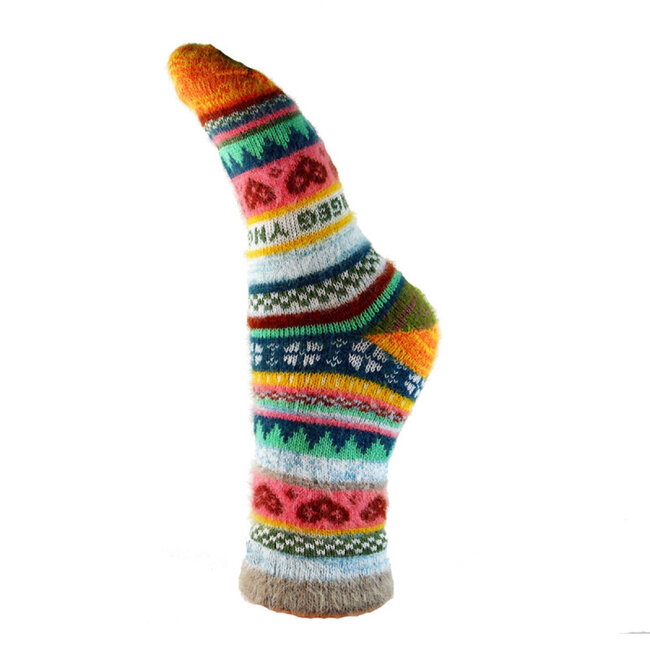Socken Wollmix Multicoloured grey