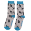 Männer-Socken Bamboo Cute Cats grey