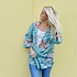 Powell Craft Summer Jacket Embroidered Blue Orchid