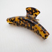 Red Cuckoo Hair Claw Clip Tortoiseshell brown large