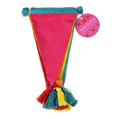 Rex London Bunting Cotton Colourful tasseled