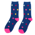 Miss Sparrow Socken Bamboo Spots navy