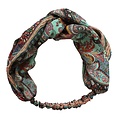 Powell Craft Hairband Viscose Paisley brown/orange