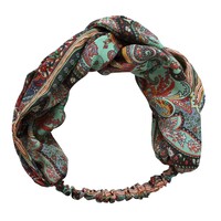 Powell Craft Hairband Viscose Paisley brown/orange