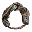 Hairband Viscose Paisley brown/orange