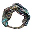 Hairband Viscose Paisley green/blue