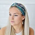 Powell Craft Hairband Viscose Paisley green/blue