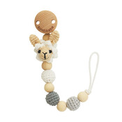 Sindibaba Pacifier clip with Lama (organic cotton)