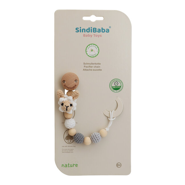 Pacifier chain Lama Luke (BIO)