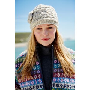 Pachamama Beanie Chamonix Flower oatmeal