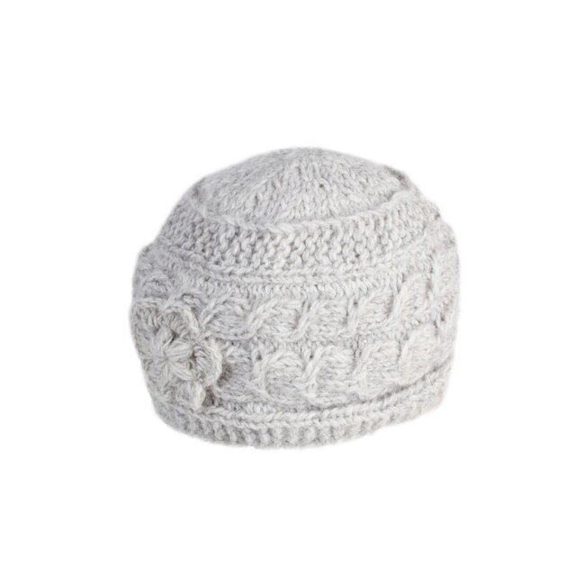 Beanie Chamonix Flower oatmeal