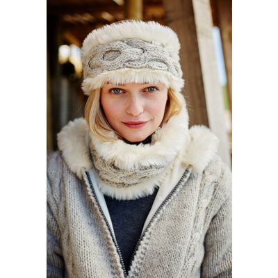 Pachamama Headband Chamonix Fur oatmeal