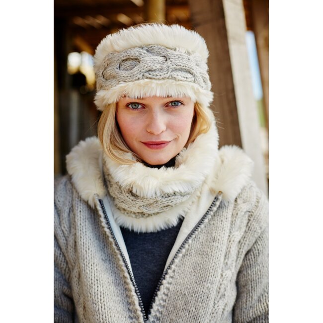 Headband Chamonix Fur oatmeal