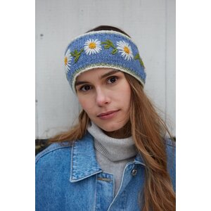 Pachamama Headband Daisy Chain jacaranda