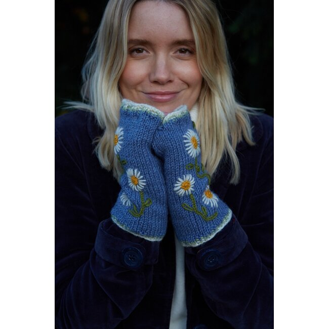 Handwarmer Daisy Chain jacaranda