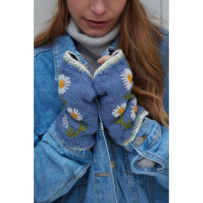 Handwarmer Daisy Chain jacaranda