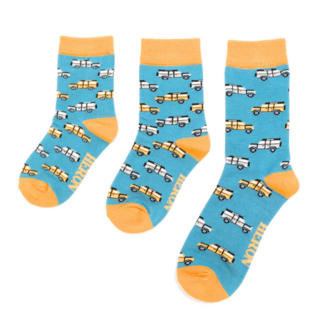 Miss Sparrow Kindersocken Bamboo Boys Jeep teal blue 2-3Y