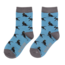 Kindersocken Bamboo Boys Lucky Cats denim 4-6Y