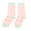 Kindersocken Bamboo Girls Dainty Floral dusky pink 4-6Y