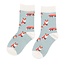 Kindersocken Bamboo Girls Foxes duck egg 4-6Y