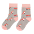 Miss Sparrow Kindersocken Bamboo Girls Foxes grey 2-3Y