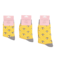 Miss Sparrow Kindersocken Bamboo Girls Honey Bees yellow 4-6Y