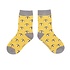 Miss Sparrow Kindersocken Bamboo Girls Honey Bees yellow 7-9Y