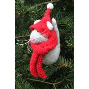 Pachamama Dekoration/Weihnachtshänger Christmas Mouse