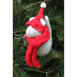 Pachamama Dekoration/Weihnachtshänger Christmas Mouse