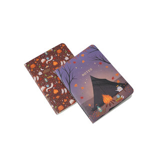 CGB Giftware Notizbücher Flower Market 'Winter Nights" Set of 2