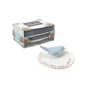 CGB Giftware Trinket Dish Flower Market Bird