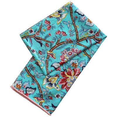 Powell Craft Scarve Cotton Orchid blue