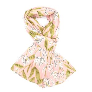M&K Collection Scarve Soft Floral dusky pink
