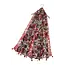 Schal Vibrant Floral Tassel red