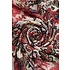 M&K Collection Scarve Vibrant Floral Tassel red