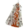 M&K Collection Scarve Silk Retro Flower orange