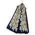 M&K Collection Scarve Silk Intwined Floral navy