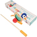 Rex London Wooden Push Along Flapping Duck