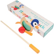 Rex London Wooden Push Along Flapping Duck