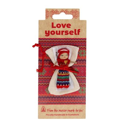 Rex London Worry Doll with Bag - Love Yourself