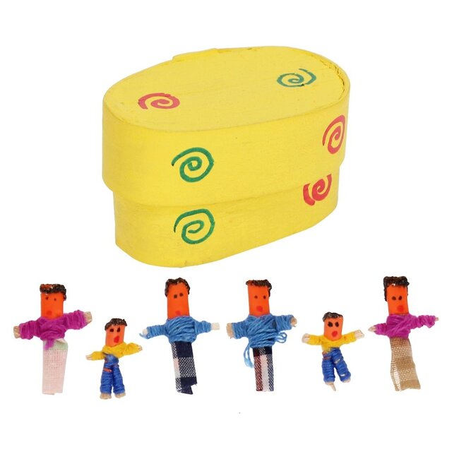 Mini Worry Dolls in a Box