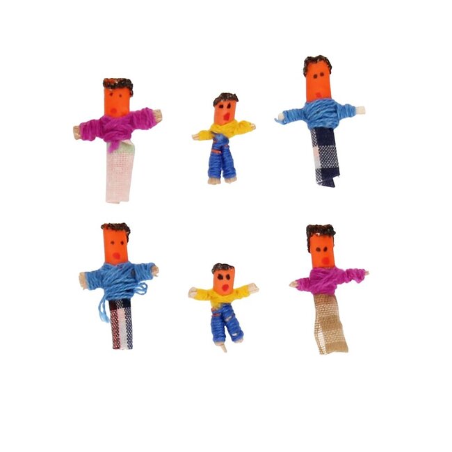 Mini Worry Dolls in a Box