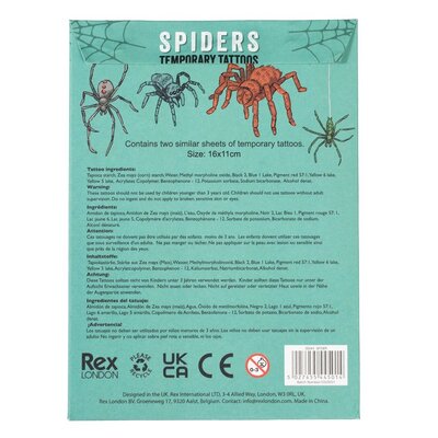 Rex London Tattoos Spiders