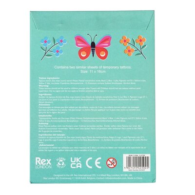 Rex London Tattoos Floral Flutter