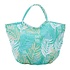 Overbeck and Friends Canvas Shopper/Beach bag Paloma green aqua